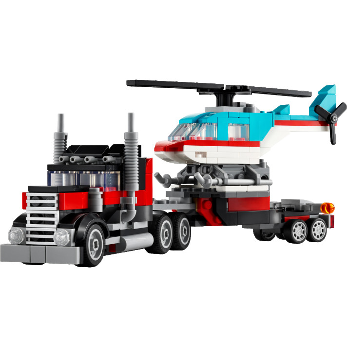 Truck met helikopter