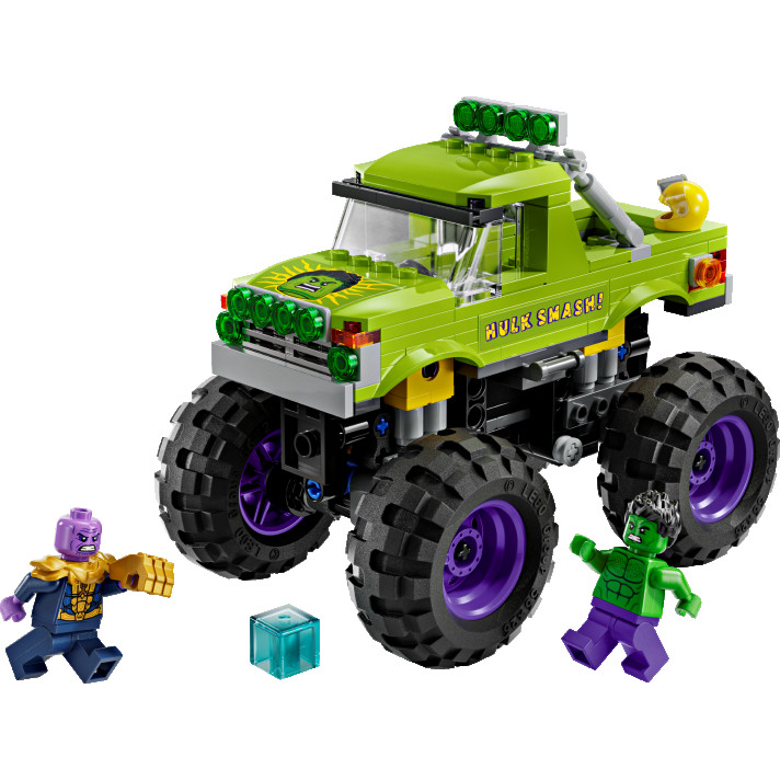 De Hulk truck vs. Thanos