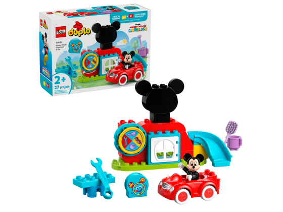 Mickey Mouse clubhuis en auto