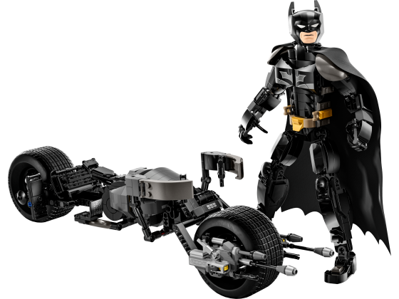 Batman™ bouwfiguur en de Bat-Pod motor