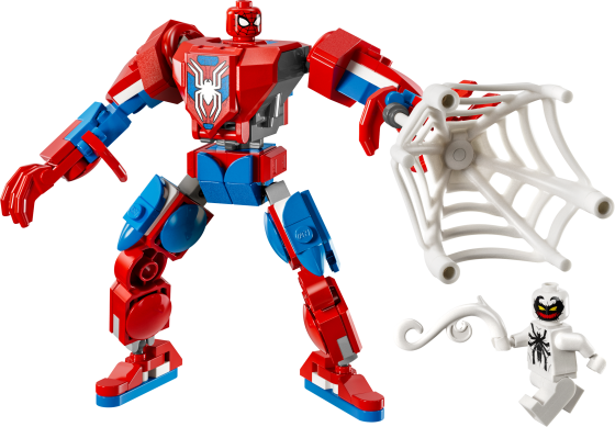 Spider-Man mecha vs. Anti-Venom